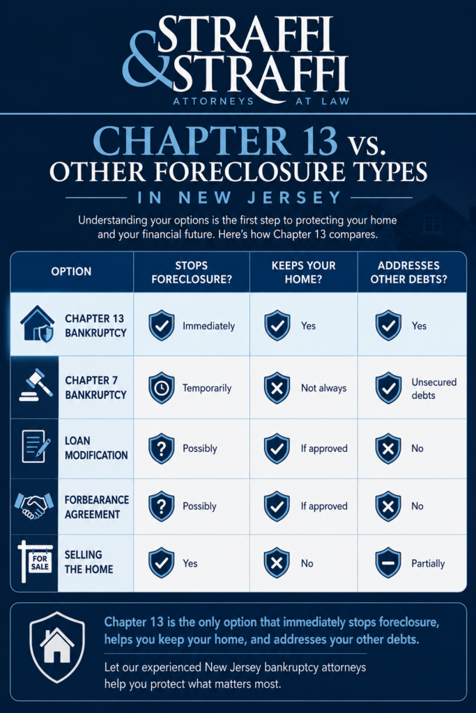 Chapter 13 foreclosure options New Jersey